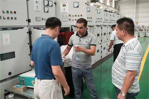 广东塔吉克水电部长验收电力变压器产品顺利通过
